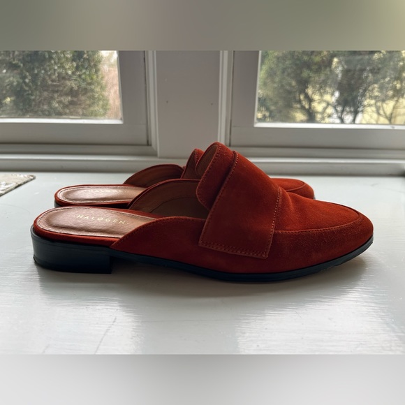 Halogen Orange Suede Mule - Picture 2 of 3